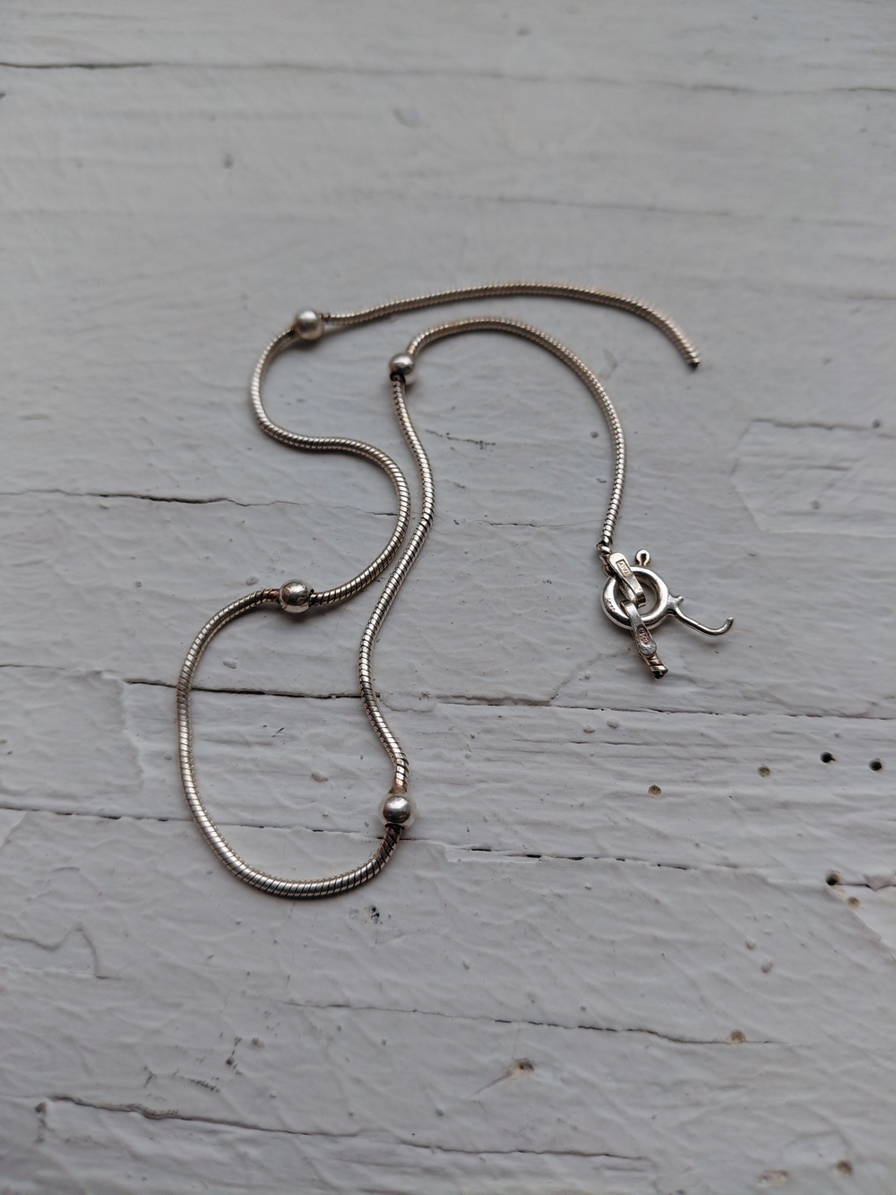 Broken Silver Bracelet